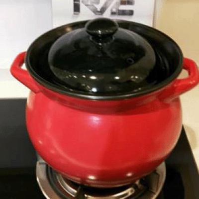 红釉砂锅